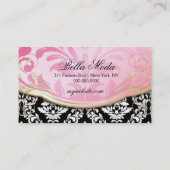 Bodacious Schwarzes der Butike-311 Visitenkarte (Rückseite)