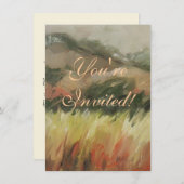 Bodega Bay California Berglandschaft Einladung (Vorne/Hinten)