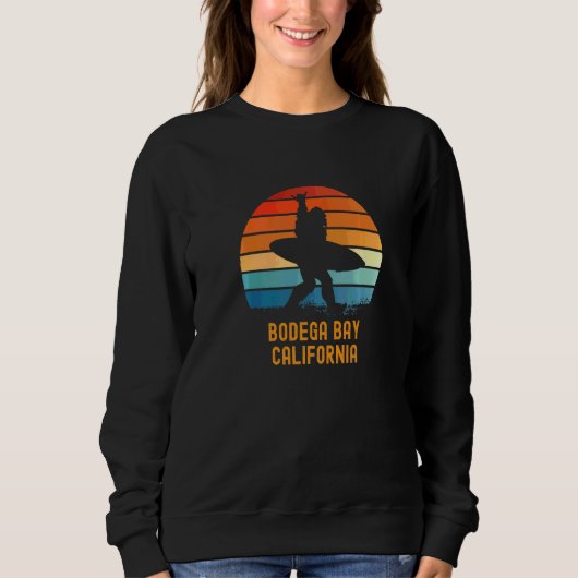 Bodega Bay California Sasquatch Souvenir Sweatshirt (Vorderseite)