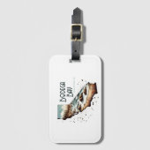 Bodega Bay California Souvenir-Geschenk Gepäckanhänger (Vorderseite Vertikal)