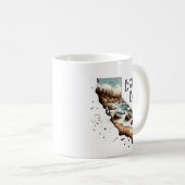 Bodega Bay California Souvenir-Geschenk Kaffeetasse (VorderseiteRechts)