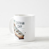 Bodega Bay California Souvenir-Geschenk Kaffeetasse (Vorderseite Links)