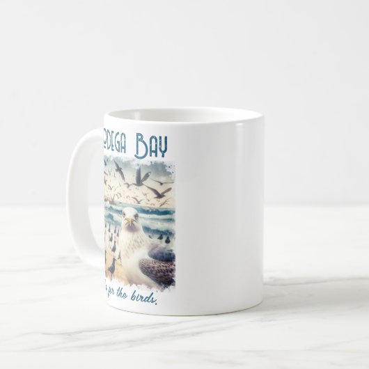 Bodega Bay California Souvenir-Geschenk Kaffeetasse (Vorderseite Links)