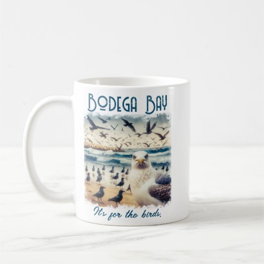 Bodega Bay California Souvenir-Geschenk Kaffeetasse (Links)