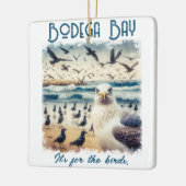 Bodega Bay California Souvenir-Geschenk Keramikornament (Links)