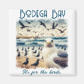 Bodega Bay California Souvenir-Geschenk Magnet (Vorne)