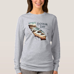 Bodega Bay California Souvenir-Geschenk T-Shirt