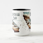 Bodega Bay California Souvenir-Geschenk Tasse (Zentrum)