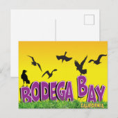 Bodega Bay Feiertagspostkarte (Vorne/Hinten)