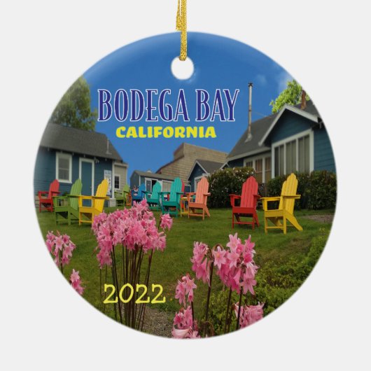 Bodega Bay Holiday Ornament (Hinten)