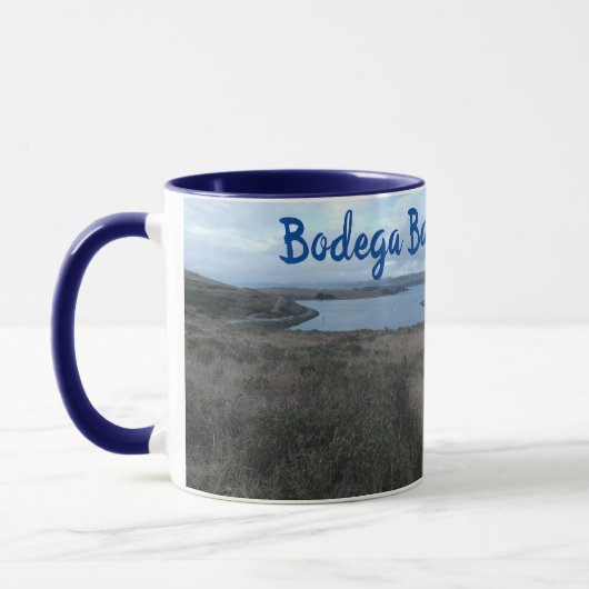 Bodega Bay, Kalifornien Panorama-Tasse Tasse (Links)