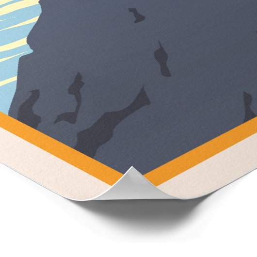 Bodega Bay Kalifornien Poster (Ecke)