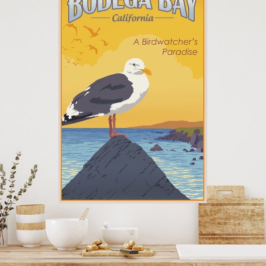 Bodega Bay Kalifornien Poster (Küche)