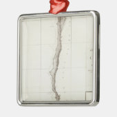 Bodega-Bucht Kalifornien zum Kap-Ausblick Oregon Silbernes Ornament (Links)