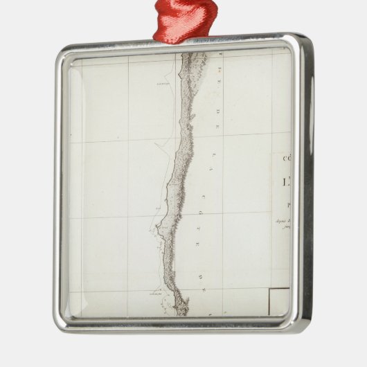 Bodega-Bucht Kalifornien zum Kap-Ausblick Oregon Silbernes Ornament (Links)