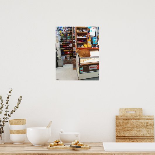 Bodega Cat Poster (Küche)