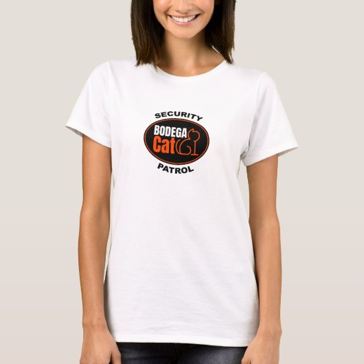 Bodega Cat - Security Patrol T-Shirt (Vorderseite)