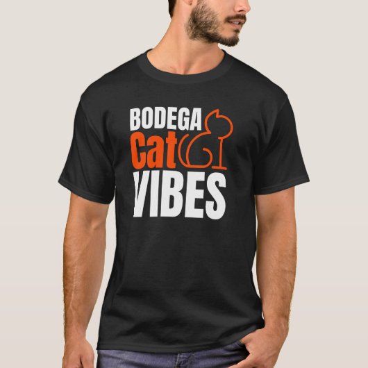 Bodega Cat Vibes T-Shirt (Vorderseite)