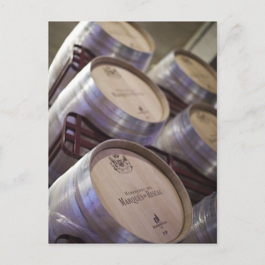 Bodega Marques de Riscal Weinkeller Postkarte (Vorderseite)