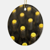 Bodega Marques de Riscal Weinkellerei, Weinflasche Keramikornament (Links)