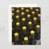 Bodega Marques de Riscal Weinkellerei, Weinflasche Postkarte (Vorne/Hinten)