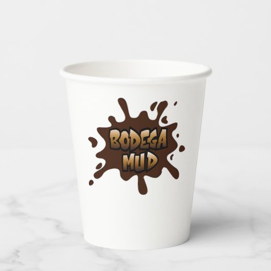 Bodega Mud Coffee Cup - Kaffeepest Pappbecher (Rückseite)