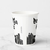 Bodega Mud Coffee Cup - Version mit schwarzer Mark Pappbecher (Rechts)