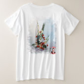 Bodegón de flores große größe T-Shirt (Design Rückseite)