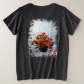 Bodegón de flores große größe T-Shirt (Design Rückseite)