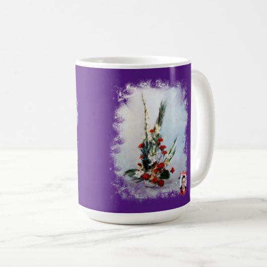 Bodegón de flores kaffeetasse (VorderseiteRechts)