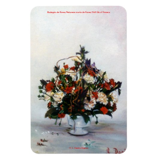 Bodegón de flores magnet (Vertikal)