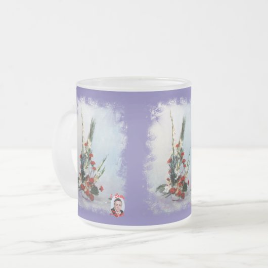 Bodegón de flores mattglastasse (Vorderseite Links)