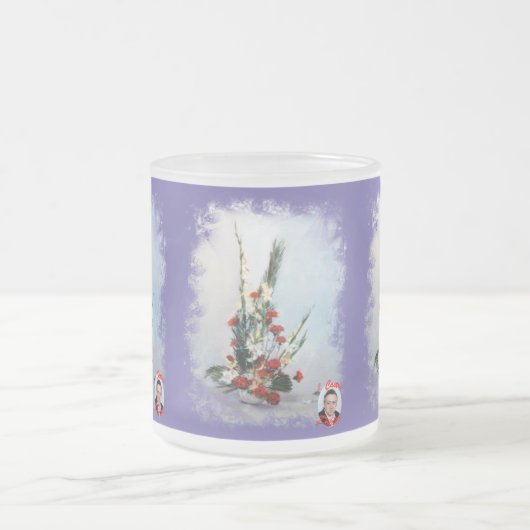 Bodegón de flores mattglastasse (Mittel)