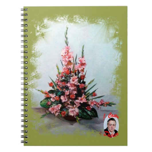 Bodegón de flores notizblock (Vorderseite)