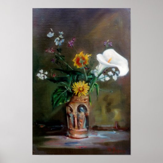 Bodegón de flores poster (Vorne)