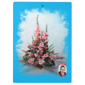 Bodegón de flores/Stillleben der Blume Klemmbrett (Rückseite)