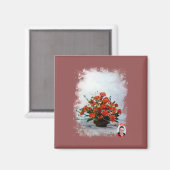 Bodegón de flores/Stillleben von Blume Magnet (Vorderseite/Rückseite)