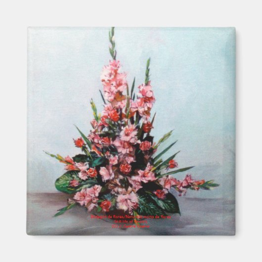 Bodegón de flores/Stillleben von Blume Magnet (Vorne)