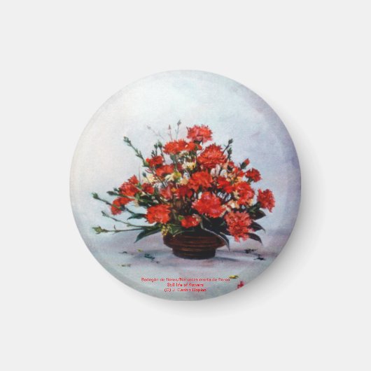 Bodegón de flores/Stillleben von Blume Magnet (Vorne)