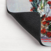 Bodegón de flores/Stillleben von Blume Mousepad (Ecke)