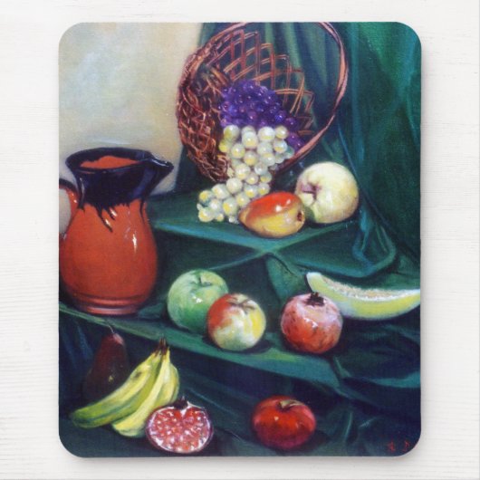 Bodegón de flores/Stillleben von Blume Mousepad (Vorne)