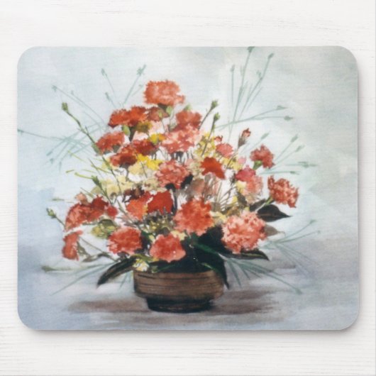 Bodegón de flores/Stillleben von Blume Mousepad (Vorne)