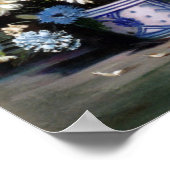 Bodegón de flores/Stillleben von Blume Poster (Ecke)