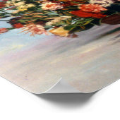 Bodegón de flores/Stillleben von Blume Poster (Ecke)
