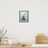 Bodegón de flores/Stillleben von Blume Poster (Küche)
