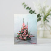 Bodegón de flores/Stillleben von Blume Postkarte (Stehend Vorderseite)