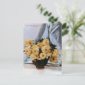 Bodegón de flores/Stillleben von Blume Postkarte (Stehend Vorderseite)