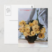 Bodegón de flores/Stillleben von Blume Postkarte (Vorne/Hinten)