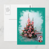 Bodegón de flores/Stillleben von Blume Postkarte (Vorne/Hinten)