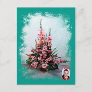 Bodegón de flores/Stillleben von Blume Postkarte